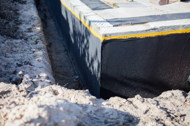 Residential Wet Basement Repair installation at a Sabina, OH home by SJ Waterproofing Pros